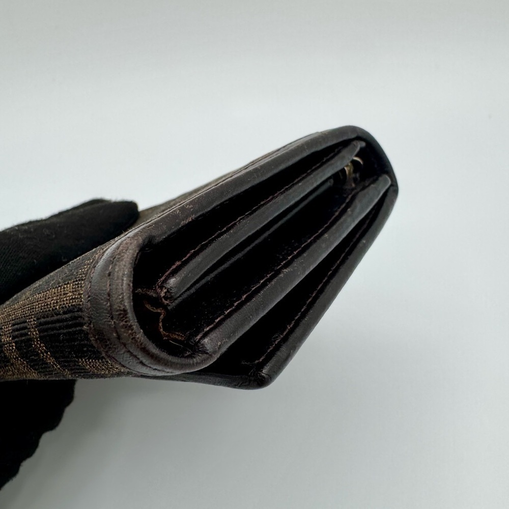 Fendi Black and Brown Logo Wallet | Very Good Condition - Picture 3 of 10